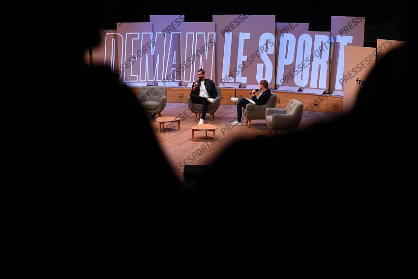 phelps (michael) manissier (nicolas) DEMAIN LE SPORT Studio 104 Masterclass "Moi, Michael Phelps" 