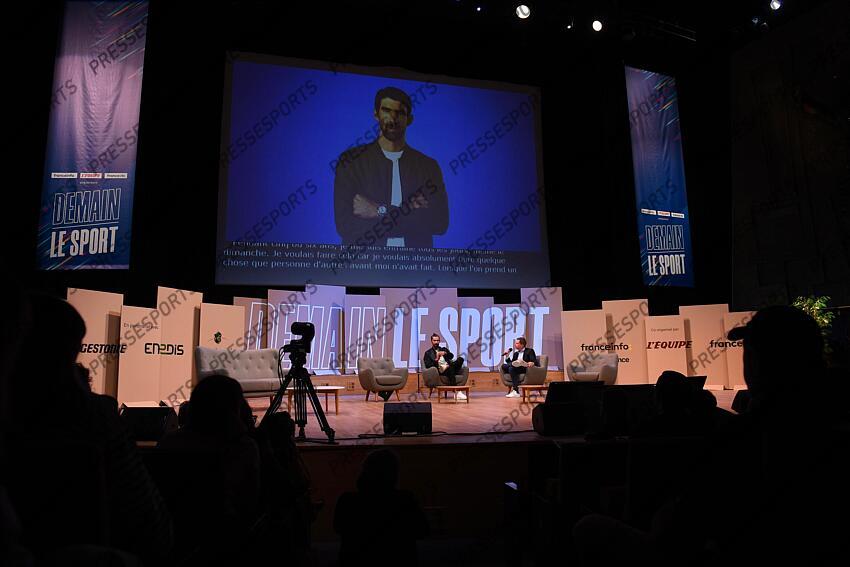 phelps (michael) manissier (nicolas) DEMAIN LE SPORT Studio 104 Masterclass "Moi, Michael Phelps" 