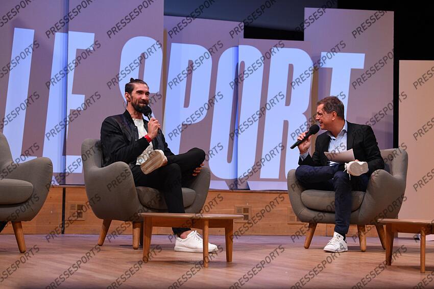 phelps (michael) manissier (nicolas) DEMAIN LE SPORT Studio 104 Masterclass "Moi, Michael Phelps" 