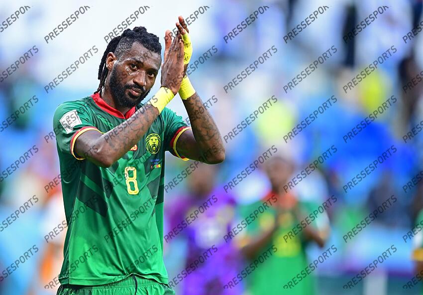 Andre-Frank Zambo Anguissa (Kamerun) Al Wakrah, 24.11.2022, FIFA Fussball WM 2022 in Katar, Gruppenphase, Schweiz - Kamerun SUISSE-CAMEROUN (1-0) 
