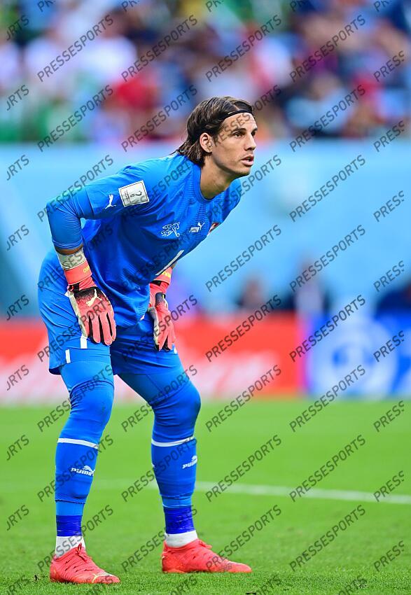 Torwart Yann Sommer (Schweiz) Al Wakrah, 24.11.2022, FIFA Fussball WM 2022 in Katar, Gruppenphase, Schweiz - Kamerun SUISSE-CAMEROUN (1-0) 