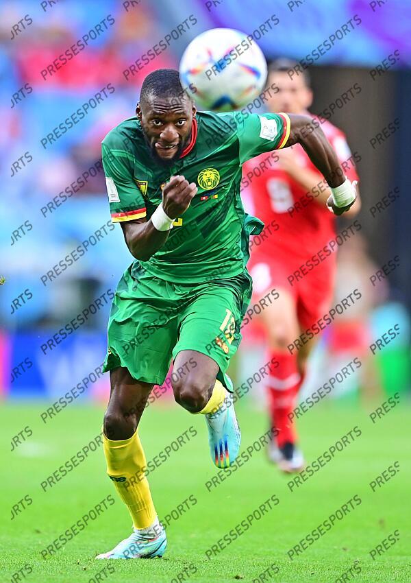 Karl Toko Ekambi (Kamerun) Al Wakrah, 24.11.2022, FIFA Fussball WM 2022 in Katar, Gruppenphase, Schweiz - Kamerun SUISSE-CAMEROUN (1-0) 