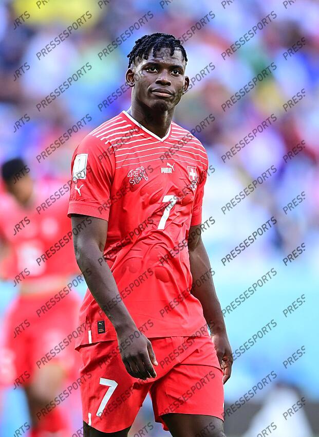 Breel Embolo (Schweiz) Al Wakrah, 24.11.2022, FIFA Fussball WM 2022 in Katar, Gruppenphase, Schweiz - Kamerun SUISSE-CAMEROUN (1-0) 