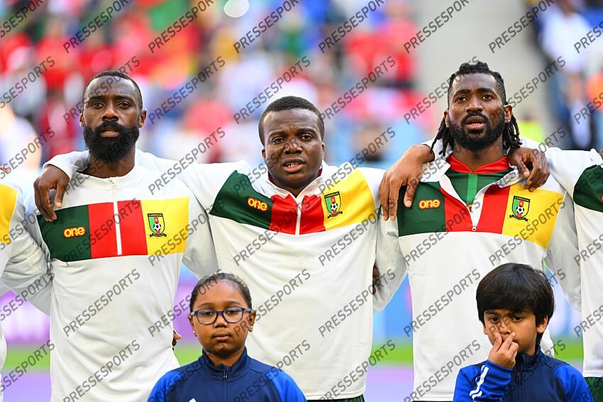 nkoulou (nicolas) tolo (nouhou) zambo anguissa (franck) SUISSE-CAMEROUN SUISSE-CAMEROUN 