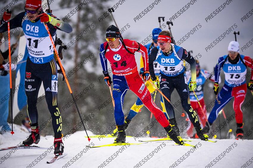 KONTIOLAHTI, FINLAND - DECEMBER 04: Quentin Fillon Maillet of Team France during the men and women pursuit IBU Biathlon World Cups on december 04, 2022 in Kontiolahti, Finland. (Photo by Kevin Voigt/Agence Zoom) POURSUITE HOMMES 
