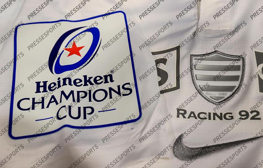 Heineken Champions Cup Round 4 Pool A, Aviva Stadium, Dublin 21/1/2023 Leinster vs Racing 92 Heineken Champions Cup branding Mandatory Credit ©INPHO/Dan Sheridan LEINSTER-RACING 92 (36-10) 