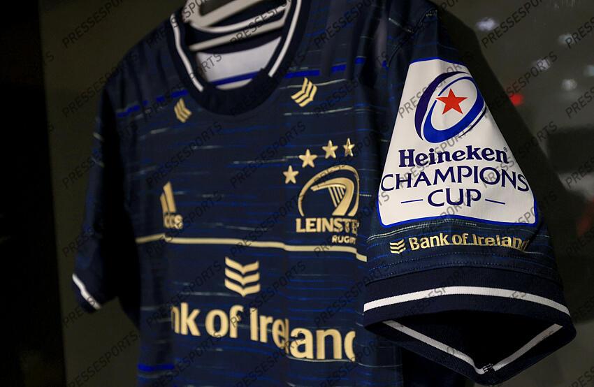 Heineken Champions Cup Round 4 Pool A, Aviva Stadium, Dublin 21/1/2023 Leinster vs Racing 92 A view of the Leinster jersey Mandatory Credit ©INPHO/Dan Sheridan LEINSTER-RACING 92 (36-10) 