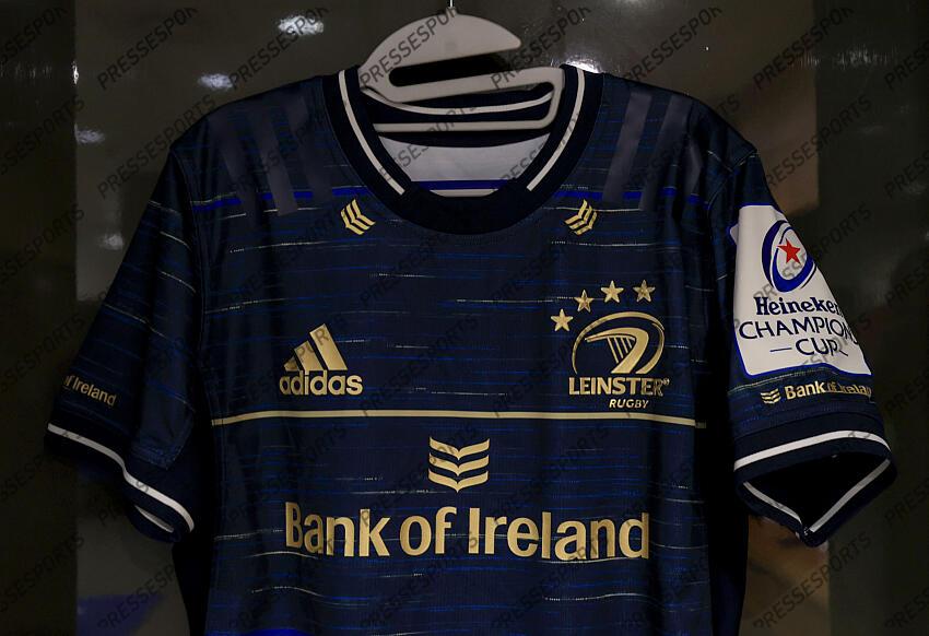 Heineken Champions Cup Round 4 Pool A, Aviva Stadium, Dublin 21/1/2023 Leinster vs Racing 92 A view of the Leinster jersey Mandatory Credit ©INPHO/Dan Sheridan LEINSTER-RACING 92 (36-10) 