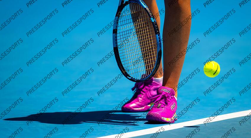 Karolina Pliskova of the Czech Republic in action during the fourth round of the 2023 Australian Open Grand Slam tennis tournament 2023 Australian Open - Day 8 