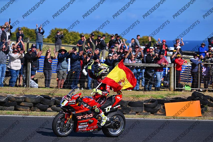 Alvaro Bautista ESP Ducati Panigale V4R Aruba.It Racing - Ducati Superbike WSBK Australia 2023 (Circuit Phillip Island) 24-26.02.2023 photo: Lukasz Swiderek www.photoPSP.com @photopsp_lukasz_swiderek WSBK AUSTRALIE 
