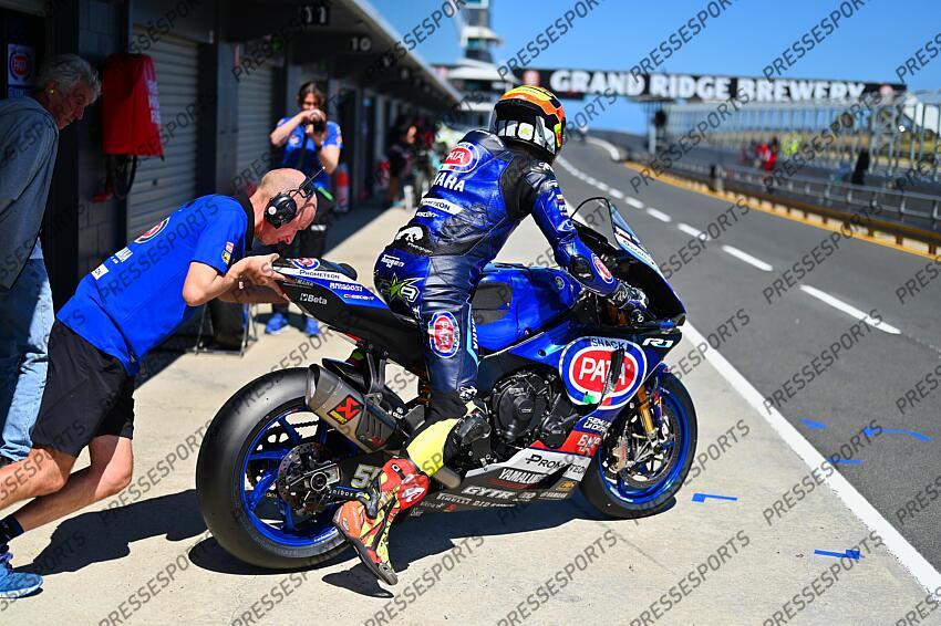Andrea Locatelli ITA Yamaha YZF R1 Yamaha WorldSBK Team Superbike WSBK Australia 2023 (Circuit Phillip Island) 24-26.02.2023 photo: Lukasz Swiderek www.photoPSP.com @photopsp_lukasz_swiderek WSBK AUSTRALIE 