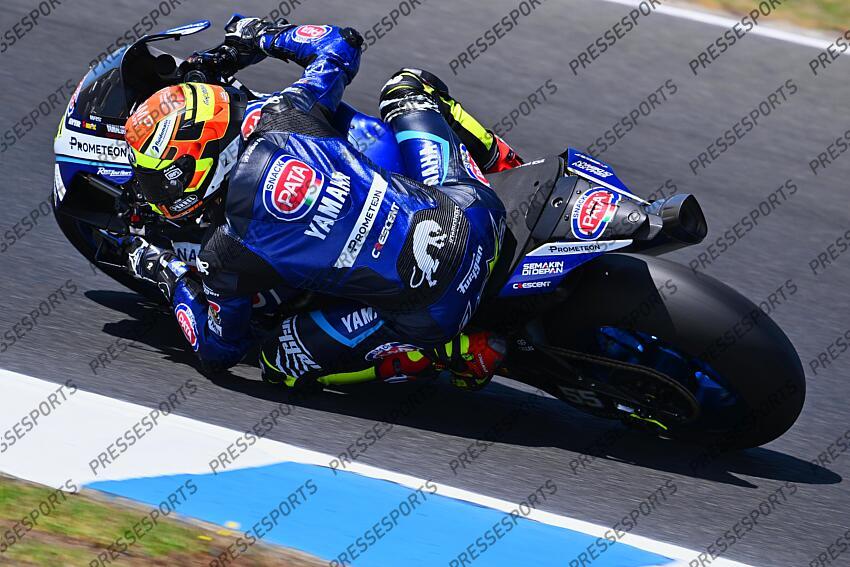 Andrea Locatelli ITA Yamaha YZF R1 Yamaha WorldSBK Team Superbike WSBK Australia 2023 (Circuit Phillip Island) 24-26.02.2023 photo: Lukasz Swiderek www.photoPSP.com @photopsp_lukasz_swiderek WSBK AUSTRALIE 
