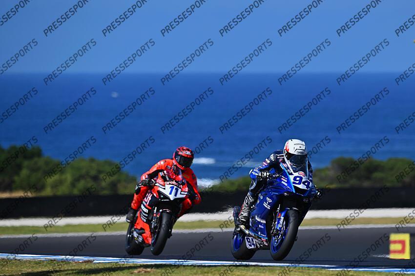 Valentin Debise FRA Yamaha YZF R6 GMT94 Yamaha Supersport WSBK Australia 2023 (Circuit Phillip Island) 24-26.02.2023 photo: Lukasz Swiderek www.photoPSP.com @photopsp_lukasz_swiderek WSBK AUSTRALIE 