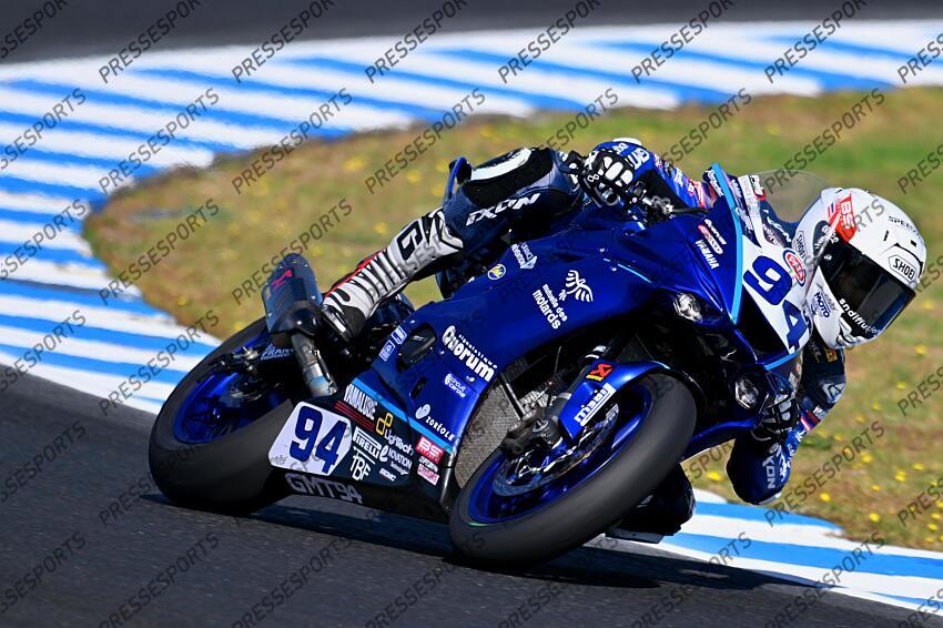 Valentin Debise FRA Yamaha YZF R6 GMT94 Yamaha Supersport WSBK Australia 2023 (Circuit Phillip Island) 24-26.02.2023 photo: Lukasz Swiderek www.photoPSP.com @photopsp_lukasz_swiderek WSBK AUSTRALIE 