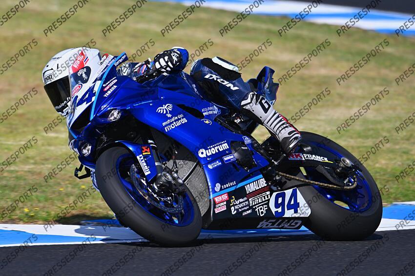 Valentin Debise FRA Yamaha YZF R6 GMT94 Yamaha Supersport WSBK Australia 2023 (Circuit Phillip Island) 24-26.02.2023 photo: Lukasz Swiderek www.photoPSP.com @photopsp_lukasz_swiderek WSBK AUSTRALIE 