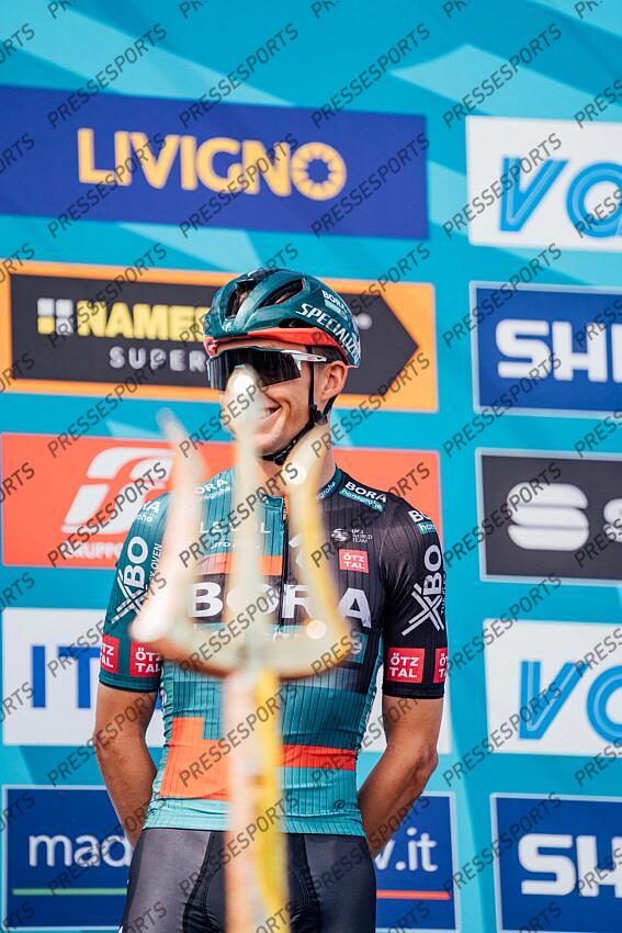 Picture by Zac Williams/SWpix.com- 12/03/2023 - Cycling - 2023 Tirreno Adriatico Stage 7 - San Benedetto Del Tronto, Italy - Jai Hindley, Bora Hansgrohe. ETAPE 07 SAN BENEDETTO DEL TRONTO/SAN BENEDETTO DEL TRONTO 