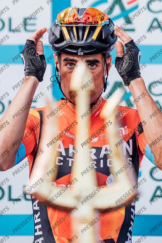 Picture by Zac Williams/SWpix.com- 12/03/2023 - Cycling - 2023 Tirreno Adriatico Stage 7 - San Benedetto Del Tronto, Italy - Mikel Landa, Bahrain Victorious. ETAPE 07 SAN BENEDETTO DEL TRONTO/SAN BENEDETTO DEL TRONTO 
