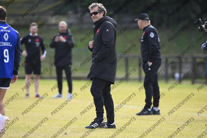 galthie (fabien) STAGE FRANCE avant Italie/France captain's run 