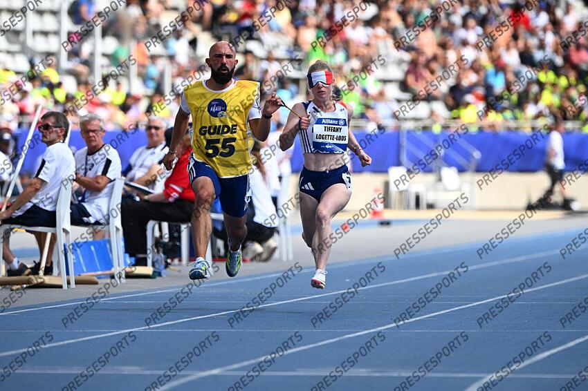 rolland (erwan) logette lods (tiffany) - (fra) - 100 M FEMMES T11 serie 2 