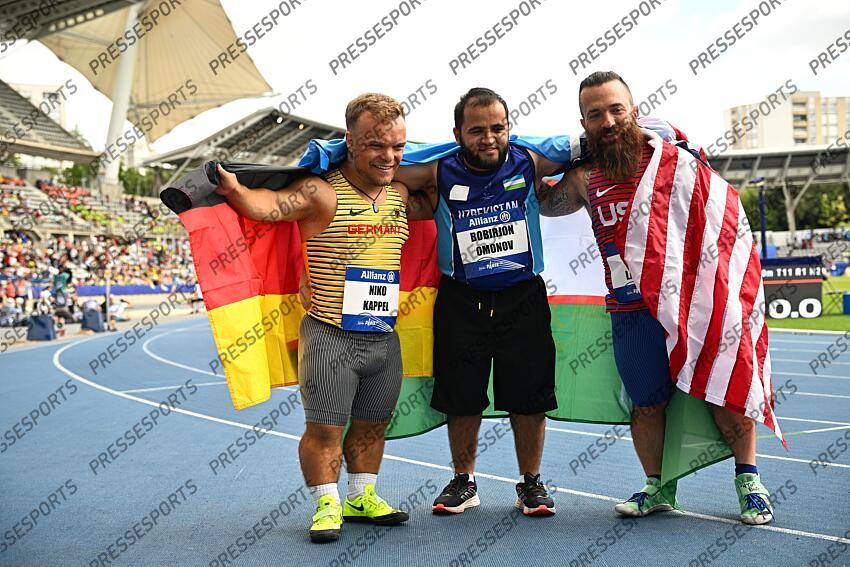 kappel (niko) - (ger) - omonov (bobirjon) - (ouz) - landry (hagan) - (usa) - LANCER DU POIDS HOMMES F41 kappel (niko) - (ger) - 2 omonov (bobirjon) - (ouz) - 1 landry (hagan) - (usa) - 3 