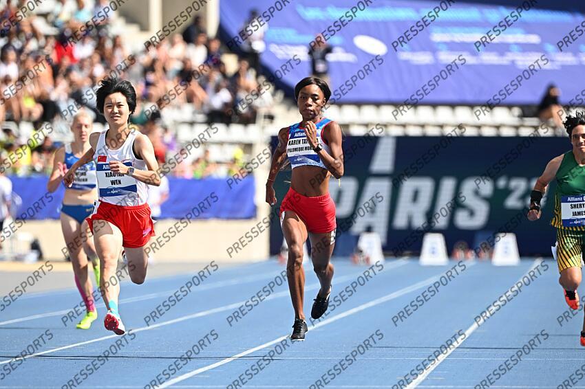 wen (xiaoyan) - (chn) - palomeque (karen) - (col) - 100 M FEMMES T37 serie 1 