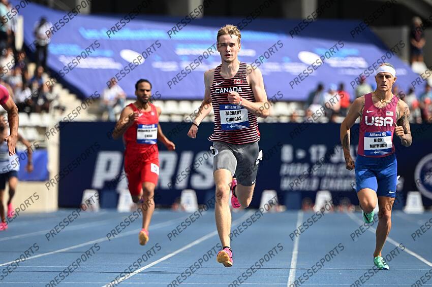 gingras (zachary) - (cad) - 400 M HOMMES T38 serie 2 mayhugh (nick) - (usa) - 