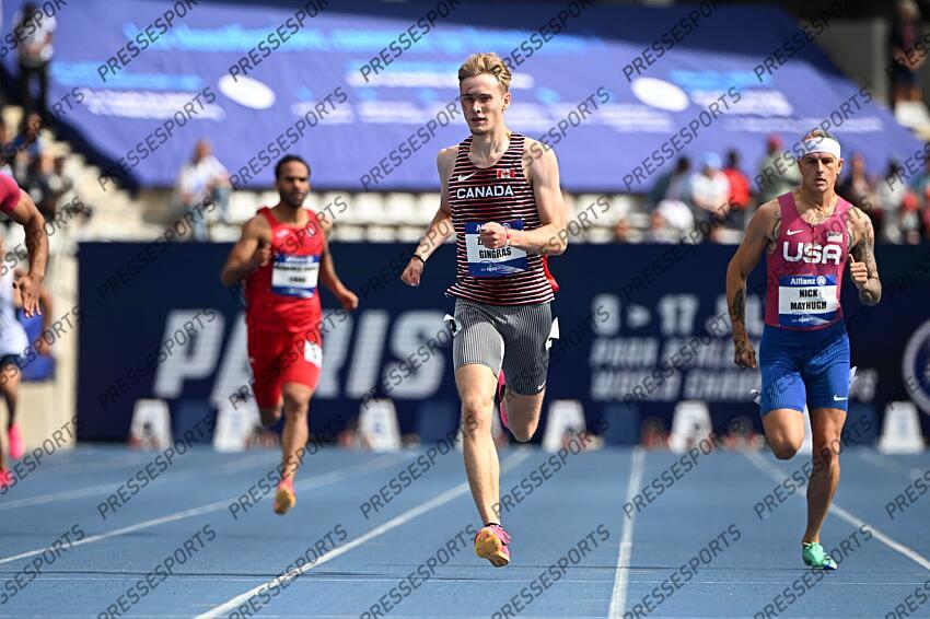 gingras (zachary) - (cad) - 400 M HOMMES T38 serie 2 mayhugh (nick) - (usa) - 