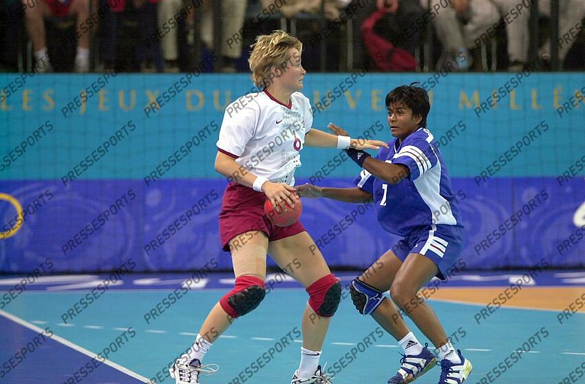 hoffmann moberg (anette) FRANCE-DANEMARK 1/4 DE FINALE selambarom (nathalie) 