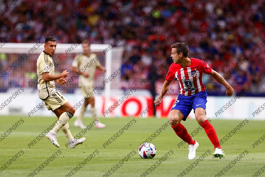 Cesar Azpilicueta of Atletico de Madrid in action during the spanish league, La Liga EA Sports, football match played between Atletico de Madrid and Granada CF at Civitas Metropolitano stadium on August 14, 2023, in Madrid, Spain. ATLETICO DE MADRID-GRENADE CF (3-1) 