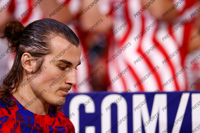 Caglar Soyuncu of Atletico de Madrid looks on during the spanish league, La Liga EA Sports, football match played between Atletico de Madrid and Granada CF at Civitas Metropolitano stadium on August 14, 2023, in Madrid, Spain. ATLETICO DE MADRID-GRENADE CF (3-1) 
