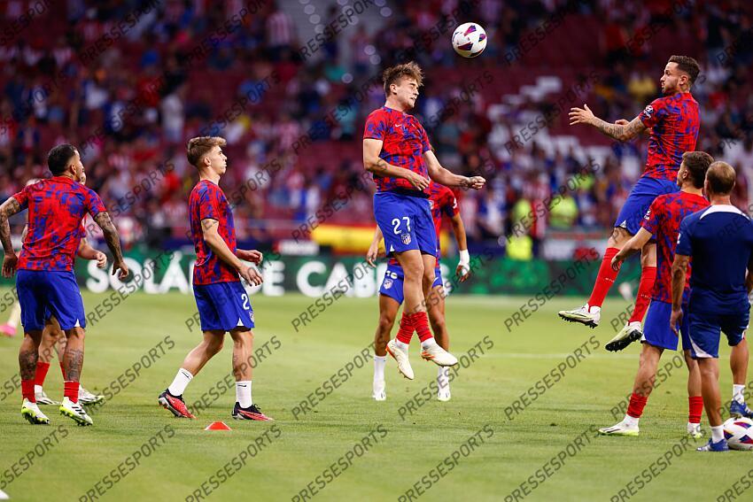 Ilias Kostis of Atletico de Madrid during the spanish league, La Liga EA Sports, football match played between Atletico de Madrid and Granada CF at Civitas Metropolitano stadium on August 14, 2023, in Madrid, Spain. ATLETICO DE MADRID-GRENADE CF (3-1) 