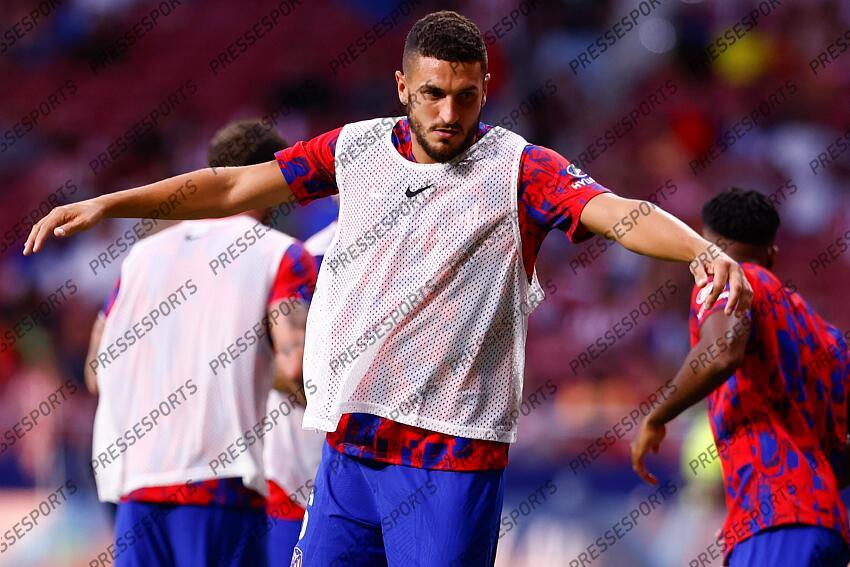Jorge Resurreccion "Koke" of Atletico de Madrid warms up during the spanish league, La Liga EA Sports, football match played between Atletico de Madrid and Granada CF at Civitas Metropolitano stadium on August 14, 2023, in Madrid, Spain. ATLETICO DE MADRID-GRENADE CF (3-1) 
