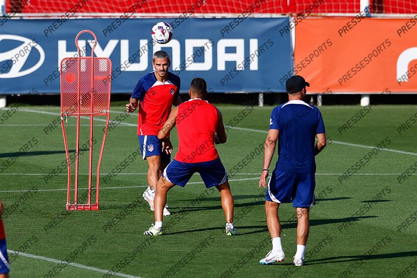 Antoine Griezmann during the training day of Atletico de Madrid prior the first match of La Liga EA Sports at Ciudad Deportiva Wanda Atletico de Madrid on August 11, 2023, in Majadahonda, Madrid, Spain. ATLETICO DE MADRID-GRENADE CF (3-1) 