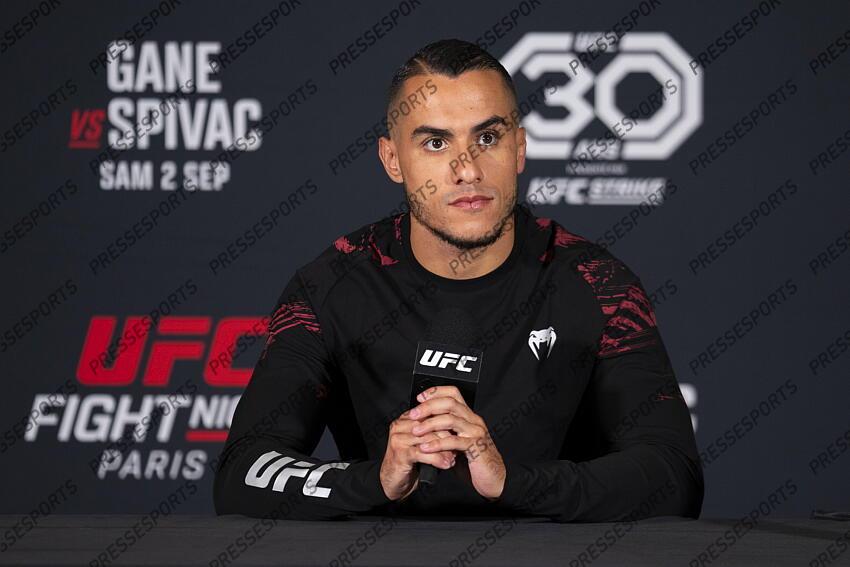 Yanis Ghemmouri (FRA) pre-fight press conference at Pullman Bercy Hotel CONFERENCE DE PRESSE 