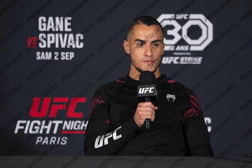 Yanis Ghemmouri (FRA) pre-fight press conference at Pullman Bercy Hotel CONFERENCE DE PRESSE 