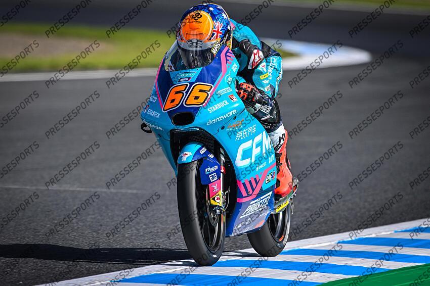 JOEL KELSO AUS CFMOTO RACING PRUESTELGP CFMOTO Moto3 GP Japan 2023 (Circuit Twin Ring Motegi) 29.09-01.10.2023 photo: Lukasz Swiderek www.photoPSP.com @photopsp_lukasz_swiderek GRAND PRIX DU JAPON 