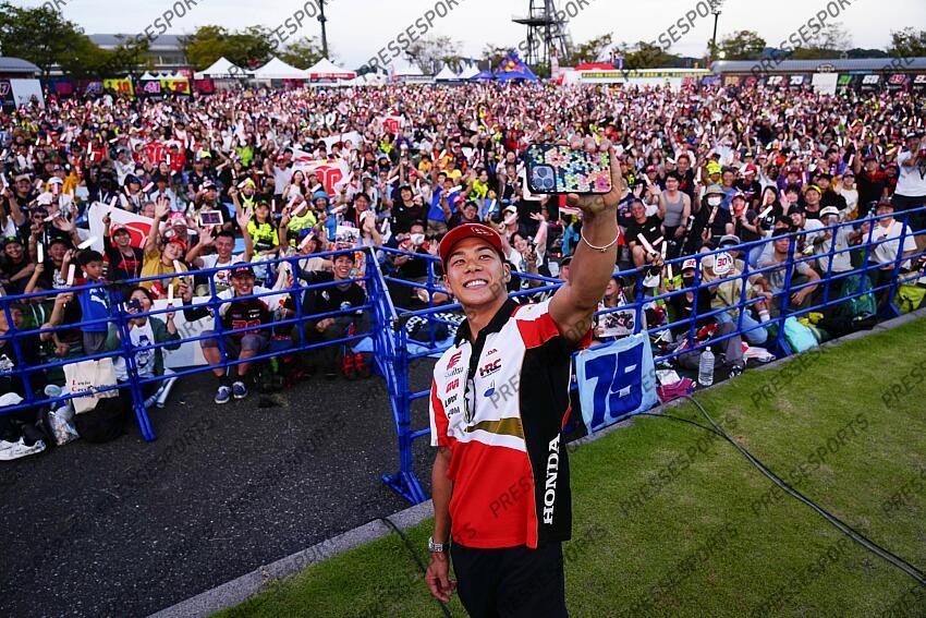 Qualifying and Sprint race of Motul Grand Prix of Japan of MotoGP at Motegi Circuit. Tokyo, September 30, 2023 In picture: Takaaki Nakagami POOL/ MotoGP.com / Cordon Press Images will be for editorial use only. Mandatory credit: ©MotoGP.com Cordon Press Cordon Press GRAND PRIX DU JAPON 
