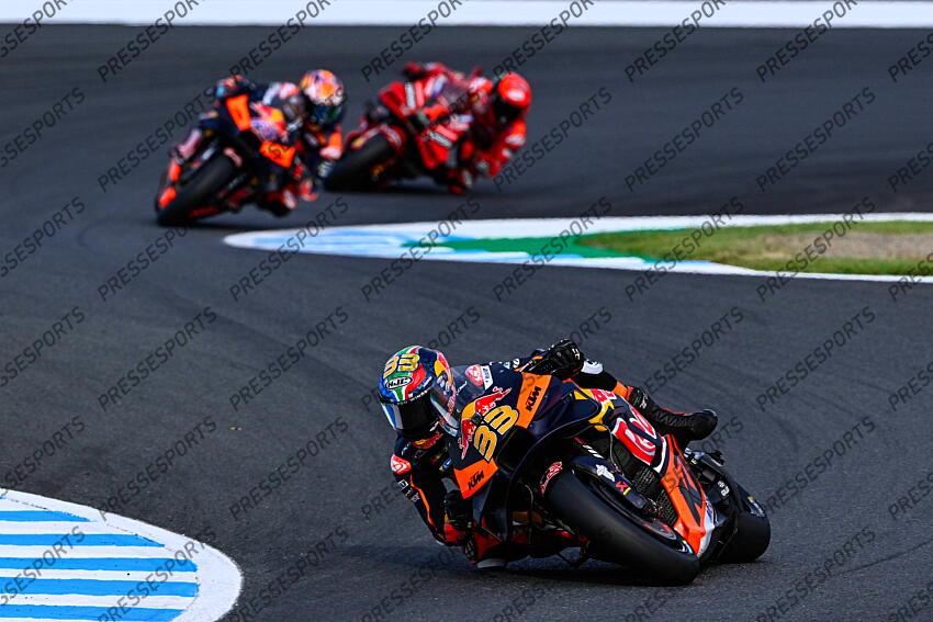 Qualifying and Sprint race of Motul Grand Prix of Japan of MotoGP at Motegi Circuit. Tokyo, September 30, 2023 In picture: Brad Binder POOL/ MotoGP.com / Cordon Press Images will be for editorial use only. Mandatory credit: ©MotoGP.com Cordon Press Cordon Press GRAND PRIX DU JAPON 