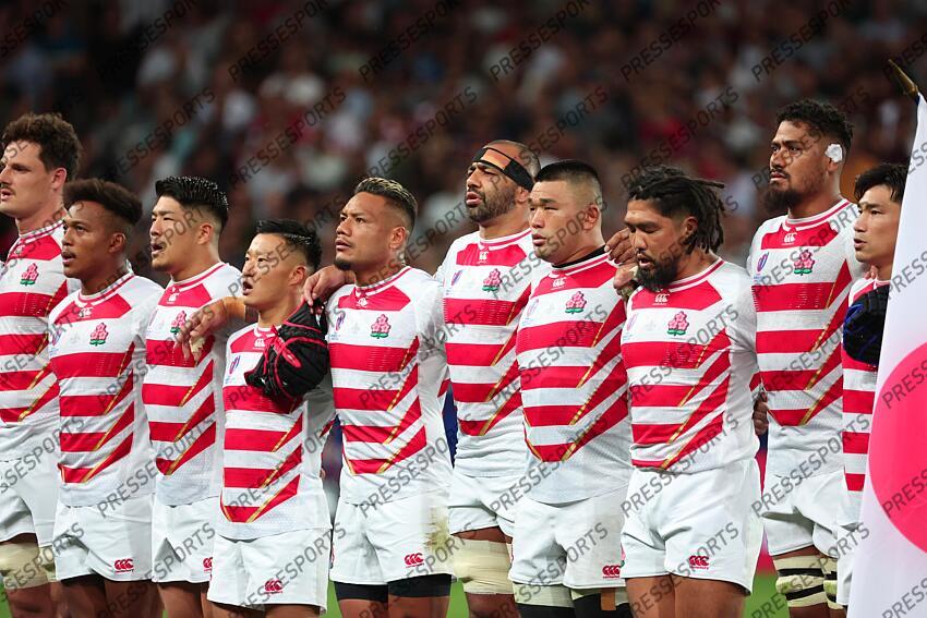 Cornelsen (Jack) Matsushima (Kotaro) Matsuda (Rikiya) Saito (Naoto) Lemeki (Lomano) Leitch (Michael Geoffrey) Koo (Ji-won) Horie (Shota) Fakatava (Amato) Nakamura (Ryoto) JAPON-SAMOA (28-22) 
