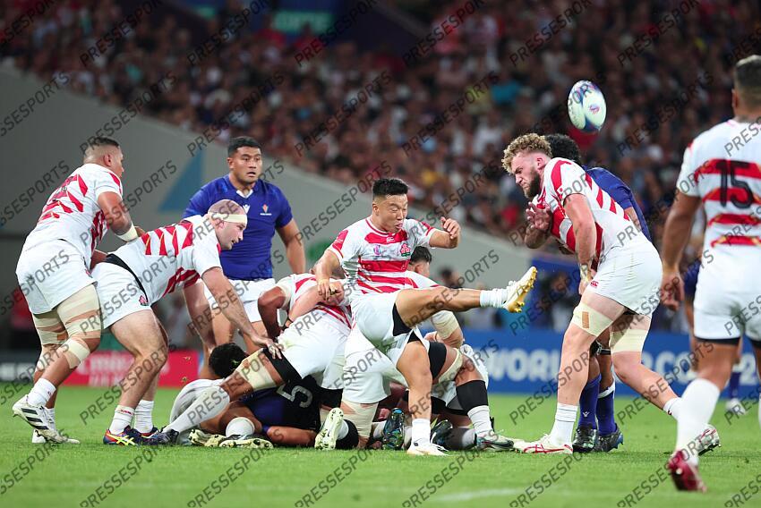 Saito (Naoto) JAPON-SAMOA (28-22) Ai Valu (Asaeli) Millar (Craig) Dearns (Warner) 