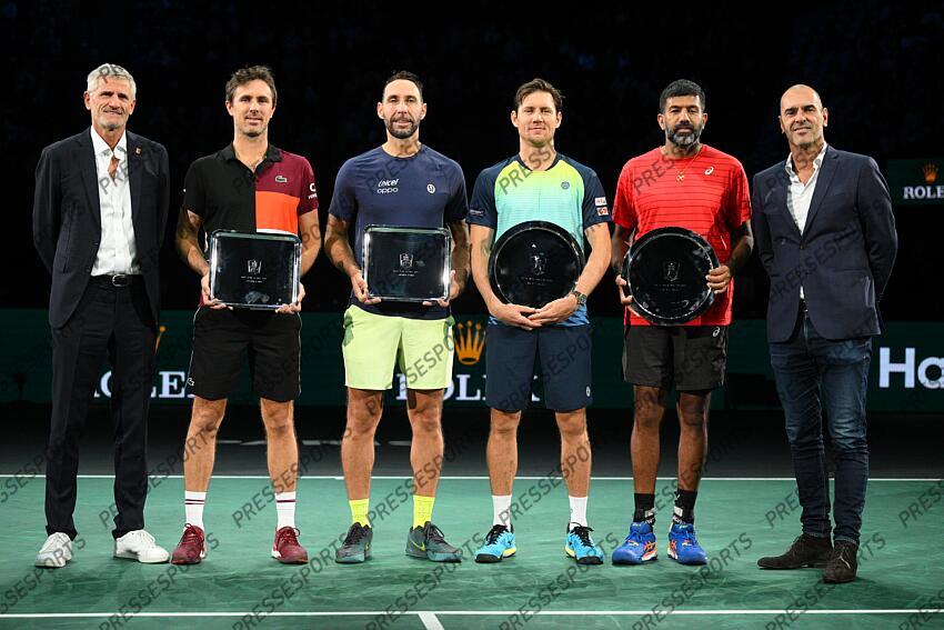 moretton (gilles) roger vasselin (edouard) - (fra) - gonzalez (santiago) - (mex) - ebden (matthew) - (aus) - bopanna (rohan) - (ind) - pioline (cedric ) BOPANNA EBDEN/GONZALEZ ROGER VASSELIN 