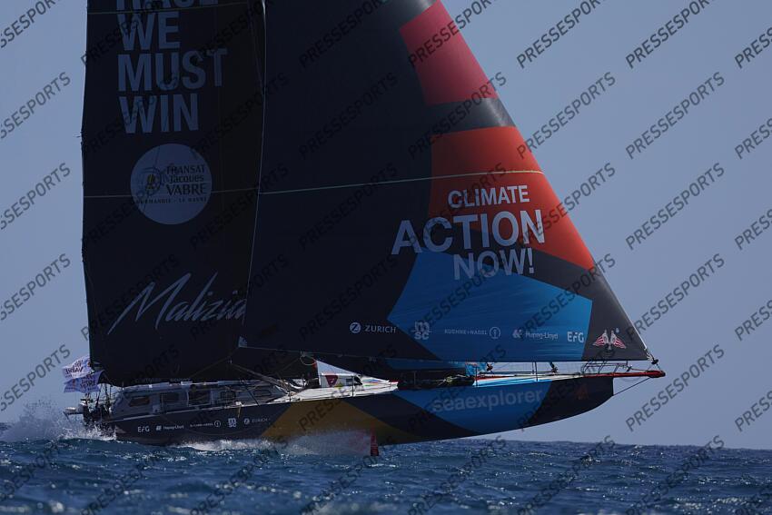 hermann (boris) - (ger) - haris (william) - (gbr) - ARRIVEE TRANSAT JACQUES VABRE 2023 7e categorie Imoca 