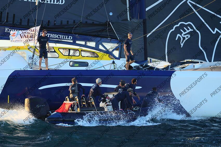 caudrelier (charles) israel (erwan) ARRIVEE TRANSAT JACQUES VABRE 2023 skippers : caudrelier (charles) israel (erwan) 