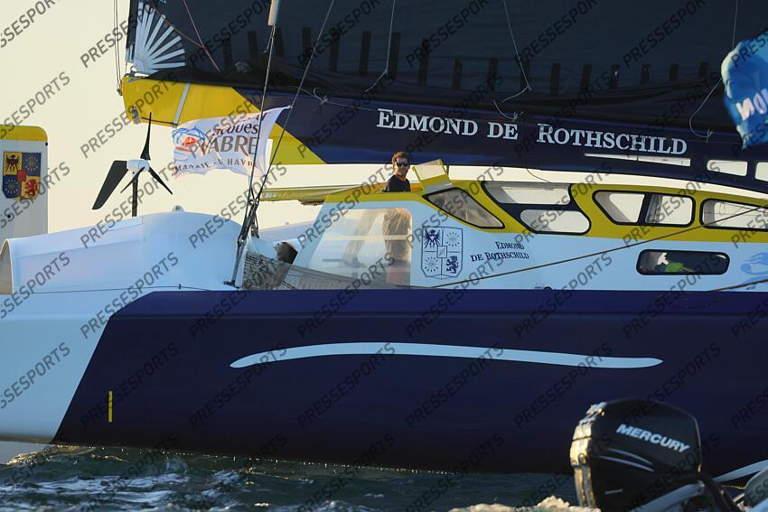 ARRIVEE TRANSAT JACQUES VABRE 2023 skippers : caudrelier (charles) israel (erwan) 