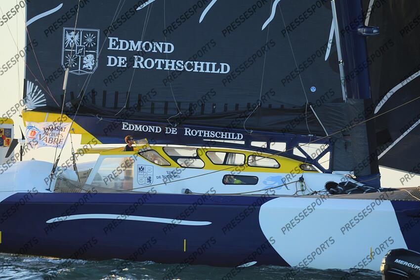 ARRIVEE TRANSAT JACQUES VABRE 2023 skippers : caudrelier (charles) israel (erwan) 