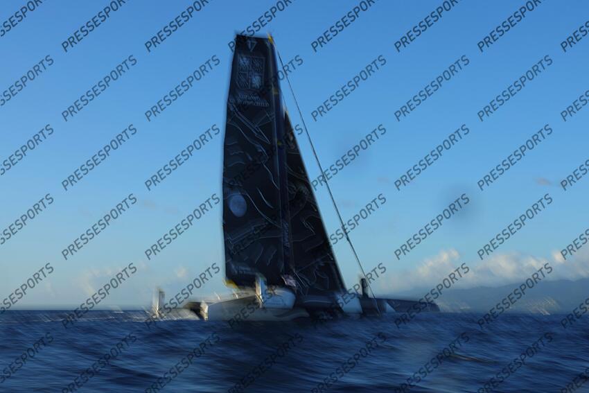ARRIVEE TRANSAT JACQUES VABRE 2023 skippers : caudrelier (charles) israel (erwan) 