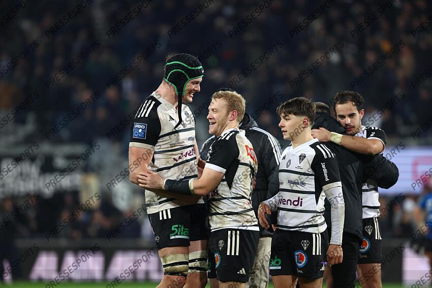 bonneval (arthur) van eerten (renger) - BRIVE VANNES - 14 EME JOURNEE PRO D2 - PRO D2 - BRIVE - STADE AMEDEE DOMENECH - SAISON 2023-2024 - BRIVE-VANNES (13-11) 