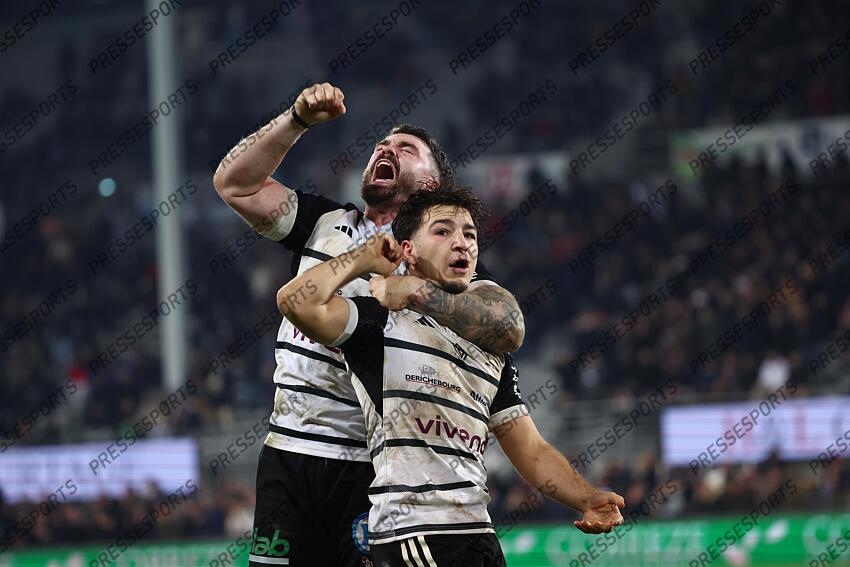 carbonneau (leo) arnold (samuel) - BRIVE VANNES - 14 EME JOURNEE PRO D2 - PRO D2 - BRIVE - STADE AMEDEE DOMENECH - SAISON 2023-2024 - BRIVE-VANNES (13-11) 
