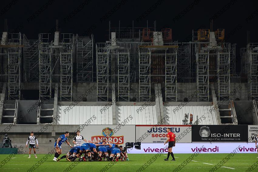 - BRIVE VANNES - 14 EME JOURNEE PRO D2 - PRO D2 - BRIVE - STADE AMEDEE DOMENECH - SAISON 2023-2024 - BRIVE-VANNES (13-11) 
