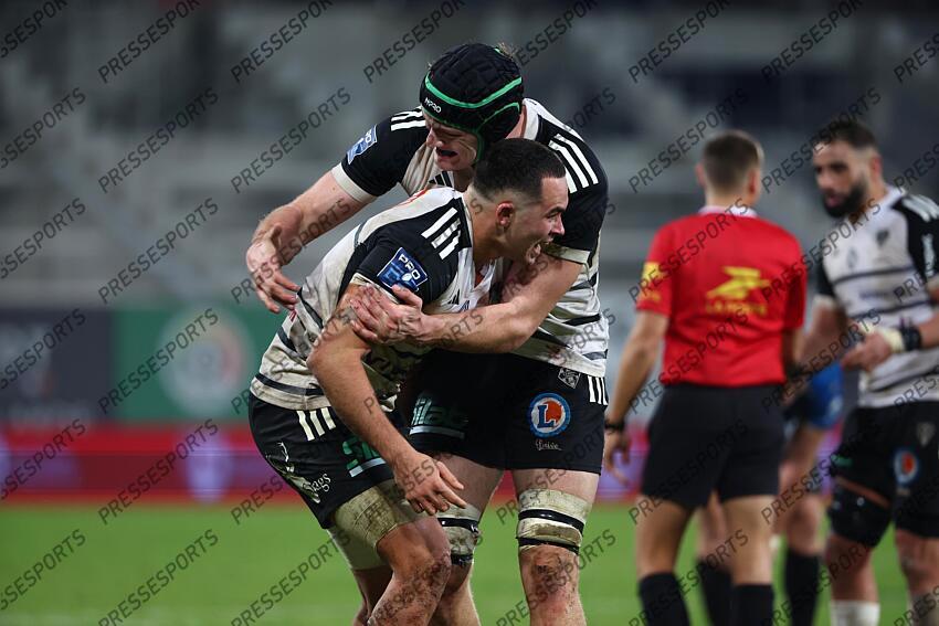 van eerten (renger) gue (sasha) - BRIVE VANNES - 14 EME JOURNEE PRO D2 - PRO D2 - BRIVE - STADE AMEDEE DOMENECH - SAISON 2023-2024 - BRIVE-VANNES (13-11) 